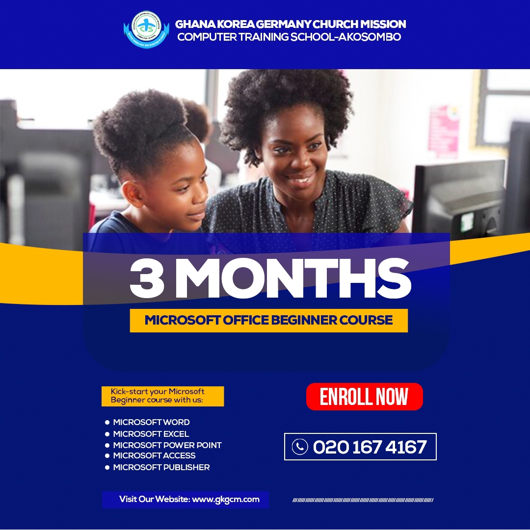 Microsoft Office Beginner Course- 3 Months Program