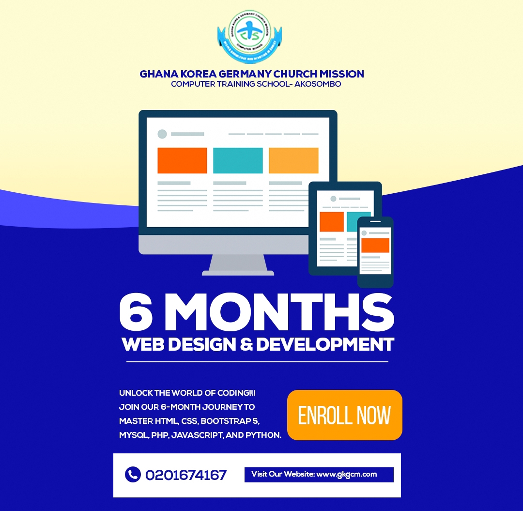 Website design And development - 6 Months Coding Program
