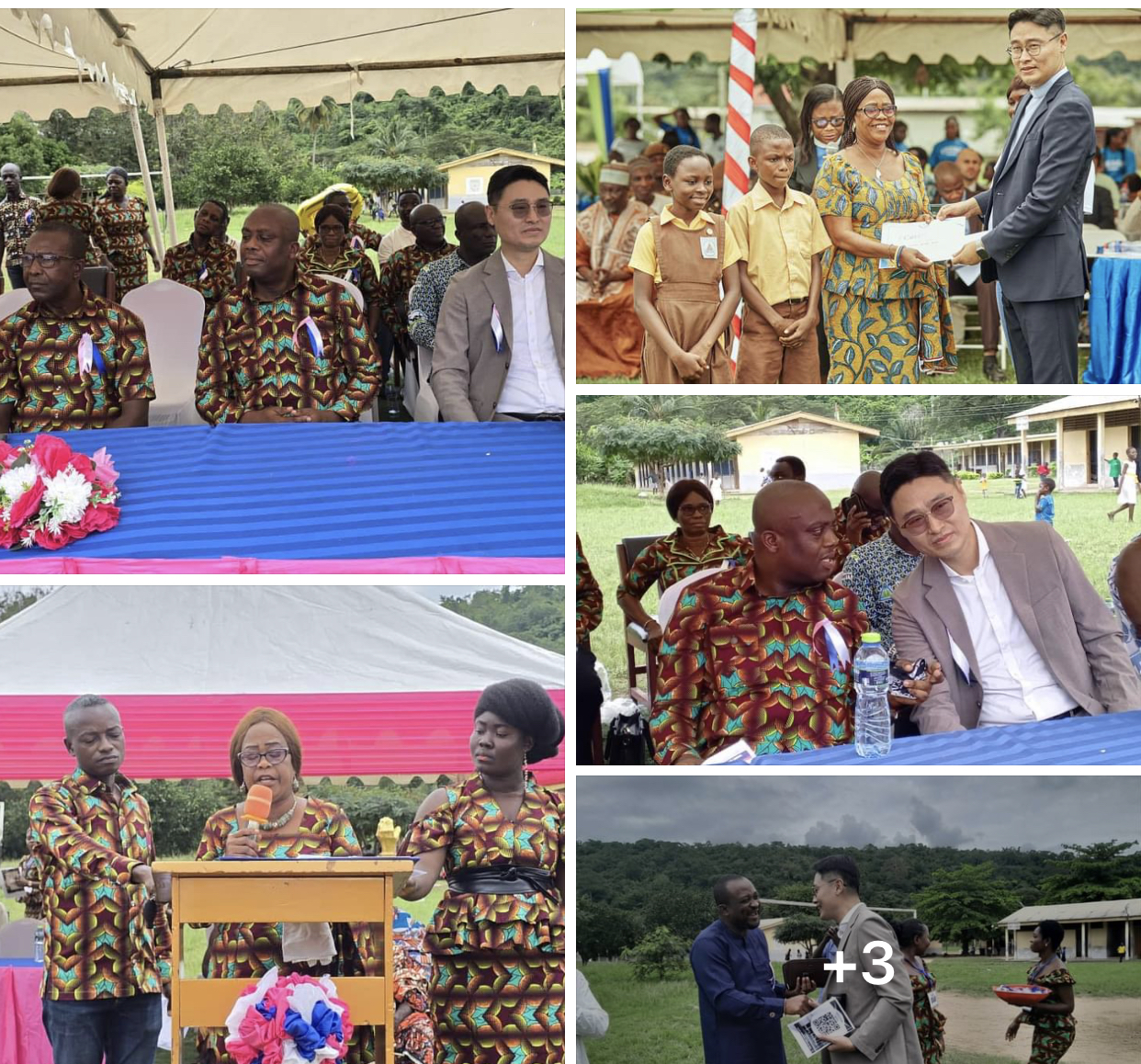 Rev. Daniel Cho Attends Kyease Basic School's 60th Anniversary Celebration
