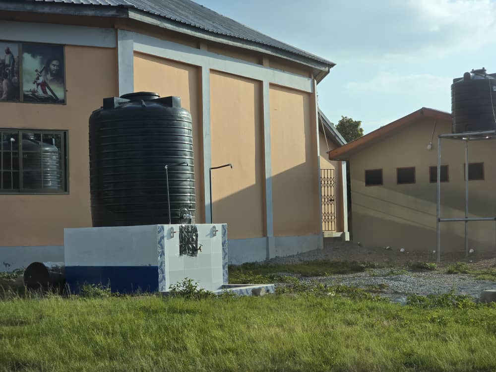 #8 Okajakrom borehole donated by Elder Kwon YoungSun and Kwon DaeSeong of Yeongdeungpo Presbytery
